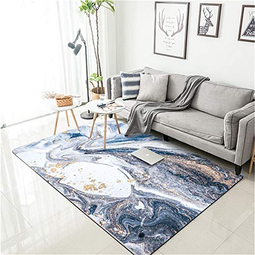 WQ-BBB Respetuoso Del Medio Ambiente Pelo Corto jarapas Diseño Abstracto Simple alfombras Salon modernas marrón Azul gris Blanco lavable Habitación La Alfombrer 40X60cm von WQ-BBB