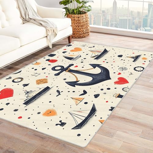 WQBQKKX Boho Kurzflor Teppich Schlafzimmer Geometrisch Boho Teppich, Klein Carpet rutschfest, Schlafzimmer, Esszimmer, Büro(Grau 18)-240x300cm von WQBQKKX