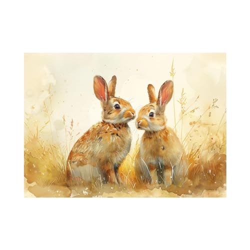 WQBQKKX Kaninchen Bilder Leinwand Ostern Minimalistische Tiere Groß Leinwand Bilder,Gelb, grau Wandbilder Xxl Kunstdruck Deko FüR Wohnzimmer Schlafzimmer-70x100cm Ungerahmt WQBQKKX Kaninchen Bilder Leinwand Ostern Minimalistische Tiere Groß Leinwand Bilder,Gelb, grau Wandbilder Xxl Kunstdruck Deko FüR Wohnzimmer Schlafzimmer-70x100cm Ungerahmt von WQBQKKX