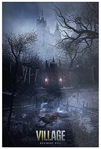 WQBYDS Foto Auf Leinwand 40 * 60cm Senza Cornice Resident Evil 8 Village Hot Game 15 Poster decorativi del soggiorno von WQBYDS