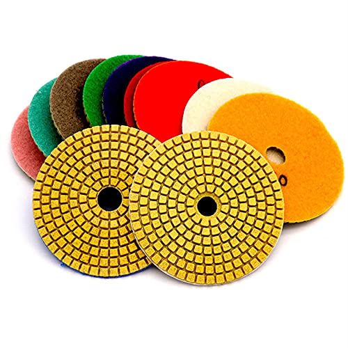 1 Stück 3 Zoll 4 Zoll Nass/Trocken Diamant Polierpads Schleifen Schleifscheibe Marmor Granit Polierer Flexibler Stein Keramikfliesen Handwerkzeuge, 200er Körnung, 4 Zoll 1 Stück 3 Zoll 4 Zoll Nass/Trocken Diamant Polierpads Schleifen Schleifscheibe Marmor Granit Polierer Flexibler Stein Keramikfliesen Handwerkzeuge, 200er Körnung, 4 Zoll von WQDWF