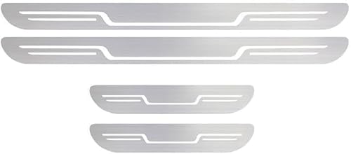 WQFWSD 4 stück Auto Edelstahl Einstiegsleisten Schutz für Jaguar F-Type Coupe 2019-2025, Abriebschutz Schwelle Willkommen Pedalleiste Abdeckung, Edelstahl Autotürschwellenleiste Zubehör,Silver WQFWSD 4 stück Auto Edelstahl Einstiegsleisten Schutz für Jaguar F-Type Coupe 2019-2025, Abriebschutz Schwelle Willkommen Pedalleiste Abdeckung, Edelstahl Autotürschwellenleiste Zubehör,Silver von WQFWSD