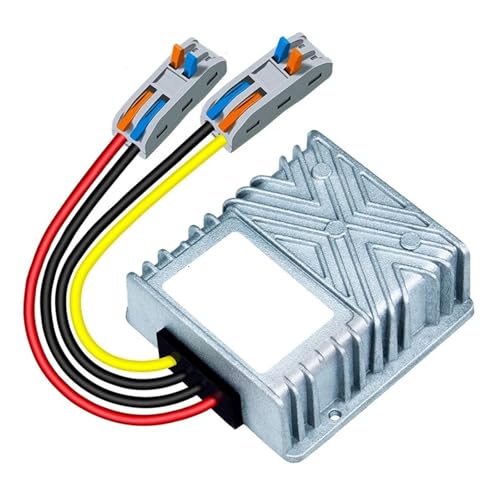 WQGQPXOB 9-36 V 12 V 24 V bis 12 Volt Spannungsstabilisator DC DC Boost Buck Converter Auto Netzteil 1 A bis 30 A Step Up Down Wasserdicht(5a Aluminum,9-23V-12V) von WQGQPXOB