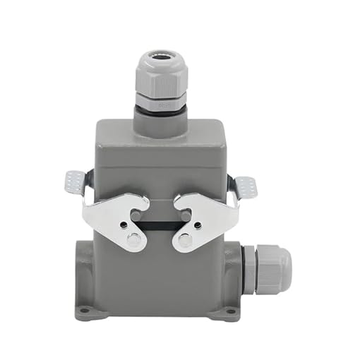 WQGQPXOB HDC-HE-010-3/4 Rechteckiger Hochleistungsstecker 10-poliger Industriestecker 500 V 16 A(Top line) von WQGQPXOB
