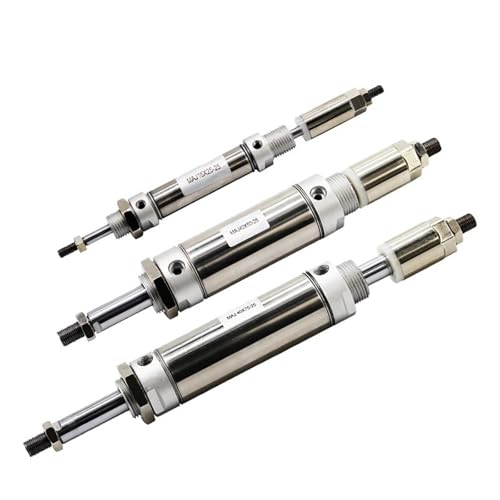 WQGQPXOB MAJ20mm Doppeltwirkender Kolbenwerkzeuge Legierung Einstellbarer Hub Dünner Mini-Luftpneumatikzylinder 1St(Stroke 50-50) von WQGQPXOB