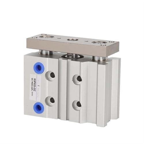WQGQPXOB Magnetischer pneumatischer Führungsstab mit DREI Wellen und 3 Positionen, Bohrung 12 mm, 16 mm, 20 mm, TF-Gewinde, mit Magnet, 1 Stück(20mm,MGPM12 -TF) von WQGQPXOB