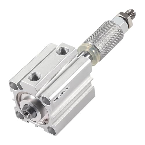 WQGQPXOB SDAJ50/63 mm Bohrung, doppeltwirkender Kolben, Werkzeuge, Einstellbarer Hub, kompakter dünner Luft-Pneumatikzylinder, 1 Stück(with Magnet 30-20,Bore 63mm) von WQGQPXOB