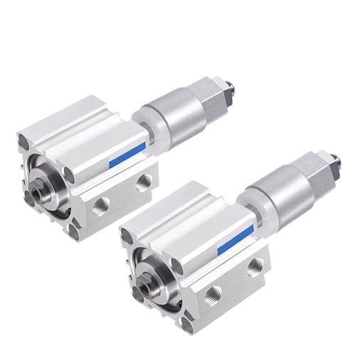 WQGQPXOB SDAJ80/100 Doppeltwirkender Kolben Aluminiumlegierung Einstellbarer Hub Kompakter dünner Luftpneumatikzylinder(Stroke 75-50mm,80 Magnet-01) von WQGQPXOB