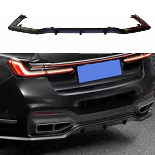 WQIUTT Auto Heckstoßstange Diffusor für BMW 7 Series G11 G12 2019+,Diffusor Heckstoßstangen Spoiler Heckstoßstange Chassis Spoiler Wing Lip Diffusor Heckdiffusor von WQIUTT