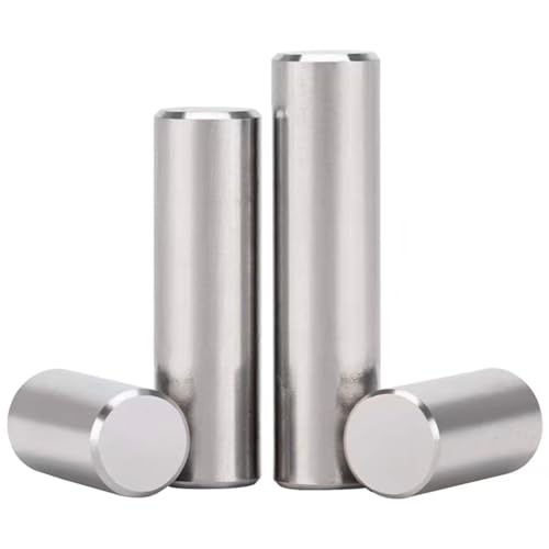 10 Stück M10 x 8-120 mm zylindrische Passstifte aus Edelstahl 304, Regalstützstifte, Befestigungselemente for Metallregalstifte for Positionieren von Verbindungskomponenten(10x85mm) von WQKISS