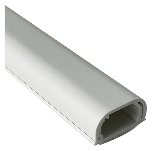Quadratischer Kabelkanal, Unterputz-Kabel, selbstklebende Kabelabdeckung, selbstklebende Bodenkabelabdeckung for unter Büroschreibtische(White) von WQKISS