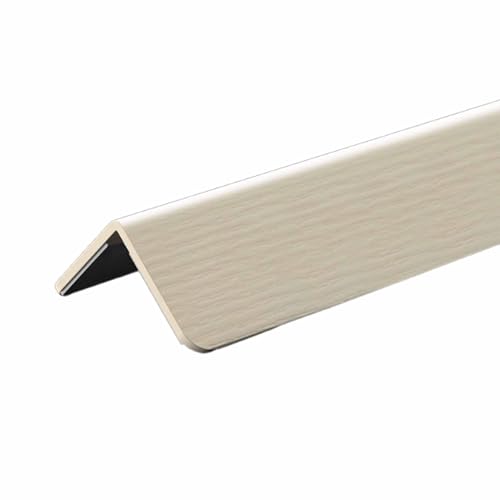 WQKISS Winkelprofil Eckschutz, Wandeckenschutz, Selbstklebender Wandkantenschutz/Eckschutzstreifen for Arbeitsplatten/Türrahmen(Beige,80cm) von WQKISS