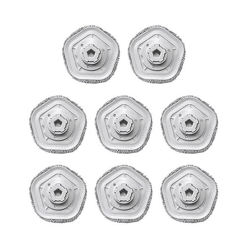 8-teilige Mopp-Pad-Stoffteile. Kompatibel mit Dreame Bot W10 W10 Pro. Selbstreinigender Roboter-Staubsauger-Mopp-Stoffreiniger-Ersatz von WQMEOR
