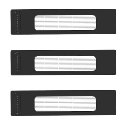 Hauptseitenbürste, HEPA-Filter, Wischtuch. Kompatibel mit Midea. M7 PRO M7 MAX Roboterstaubsauger-Zubehör, Ersatz(3 filters) von WQMEOR