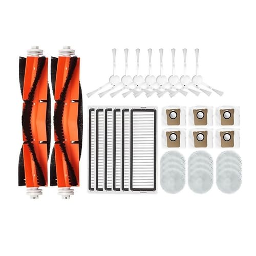 Hauptseitenbürste, Wischtuch, Filter, Staubbeutel, Zubehör. Kompatibel mit Xiaomi Mijia B101CN. Kompatibel mit Dreame S10 S10 Pro. Roboterstaubsauger von WQMEOR