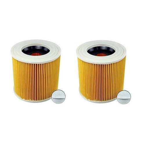 Kartuschenfilter. Kompatibel mit Kärcher, Staubsauger WD3 Premium WD2 WD3 WD1 MV3 MV2 WD3 P. Erweiterungsset gegen Feinstaub(2pcs) von WQMEOR