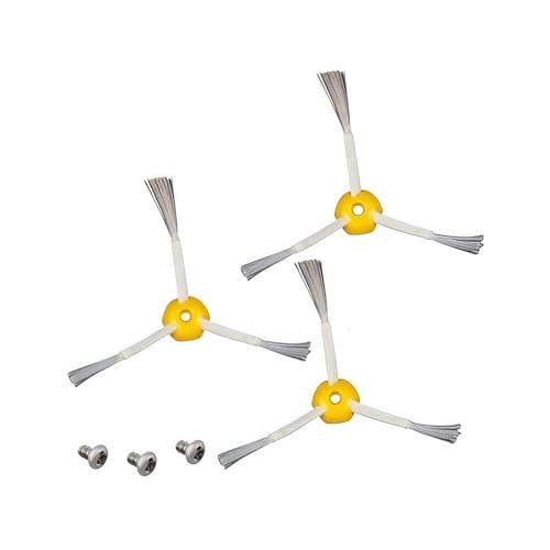 Seitenbürsten mit Schrauben. Kompatibel mit Roomba. Zubehör for intelligente Kehrroboter der Serien 500/600/700 von WQMEOR