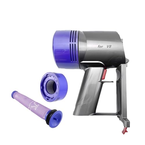 Staubsauger Mit Motorgriff, Staubbehälter. Kompatibel Mit Dyson V8 V7 Absolute Motorhead. Zyklon-Staubsammler, Staubbehälter, Motor, Ersatzzubehör(For v8) von WQMEOR