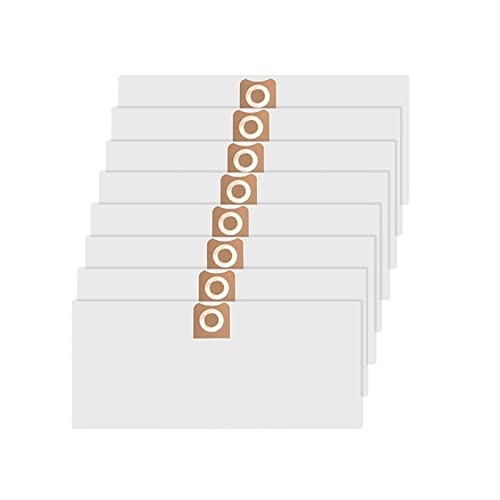 Staubsaugerfilterbeutel. Kompatibel mit Ridgid. VF3502 12-16 Gallonen Nass-/Trockensauger, ersetzt den Müllbeutel der Kehrmaschine(8pcs) von WQMEOR