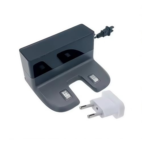 WQMEOR Ladestation for Kehrroboter CH1833. Kompatibel mit ECOVACS Deebot OZMO. Ersatzladegerät for Staubsauger N8+/N8 Pro(EU Adapter) von WQMEOR