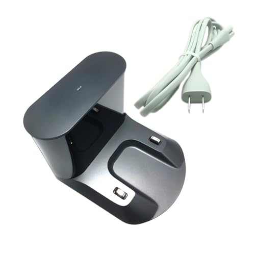 WQMEOR S6MaxV Staubsauger-Teile-Dock-Ladegerät. Kompatibel mit Roborock. S65 MaxV S60 MaxV. Zubehör-Dock-Basis CE-Version Schwarz(S65maxv-DOCK-USCORD) von WQMEOR
