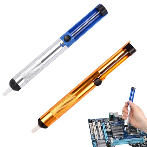 2 Stück Entlötpumpe,Lötpumpe,Set Entlötsaugpumpe Hoch Temperaturbeständige Silikondüse Lötsauger Unverzichtbares Zubehör Für Professionelle Schweißer Lötsaugpumpe 2 Stück Entlötpumpe,Lötpumpe,Set Entlötsaugpumpe Hoch Temperaturbeständige Silikondüse Lötsauger Unverzichtbares Zubehör Für Professionelle Schweißer Lötsaugpumpe von WQNNQW