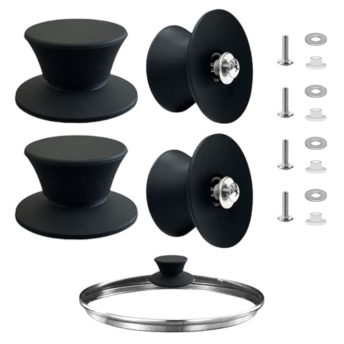 4 Stück Universal Silikon Topfdeckel Ersatzknopf,Topfdeckelknopf, Bakelit Deckel Griffe,Hitzebeständige Topfdeckel Haltegriffe,Deckelgriff Hitzebeständig,Für Pfannendeckel Mit Loch Geeignet 4 Stück Universal Silikon Topfdeckel Ersatzknopf,Topfdeckelknopf, Bakelit Deckel Griffe,Hitzebeständige Topfdeckel Haltegriffe,Deckelgriff Hitzebeständig,Für Pfannendeckel Mit Loch Geeignet von WQNNQW