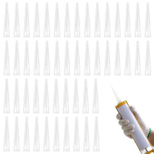 50 Stück Kartuschenspitzen,Kartuschenspitzen Silikon Spitzen,Silikontüllen Ersatzspitzen, Weiß Tülle Silikonkartuschen,Transparent Silikonspitzen,Für Klebedichtmittel Und Kartuschenpistole 50 Stück Kartuschenspitzen,Kartuschenspitzen Silikon Spitzen,Silikontüllen Ersatzspitzen, Weiß Tülle Silikonkartuschen,Transparent Silikonspitzen,Für Klebedichtmittel Und Kartuschenpistole von WQNNQW