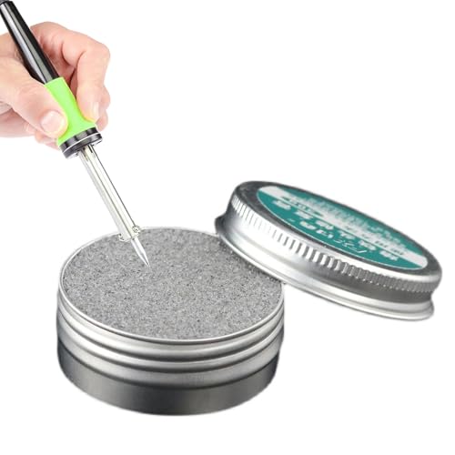 Lötzubehör, Lötspitzenreiniger,Lötschwamm,Lötspitzen Reaktivator(Nettogewicht: 30g Dose) von WQNNQW