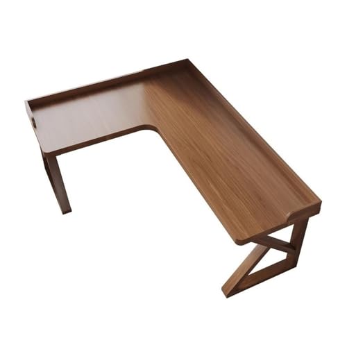 WQQYU6HKF PC-Tisch L-förmiger Home-Office-Schreibtisch, Eck-PC-Schreibtisch aus Kiefernholz mit Rand Kleiner Schreibtisch(S) von WQQYU6HKF
