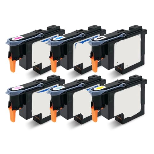 WQVXGKTI PrinThead -kompatibel mit H P 81 C4950A C4951A C4952A C4953A C4954A C4955a für DesignJet 5500 5500Ps 5000 5000Ps Drucker(1PC - Light Magenta) von WQVXGKTI