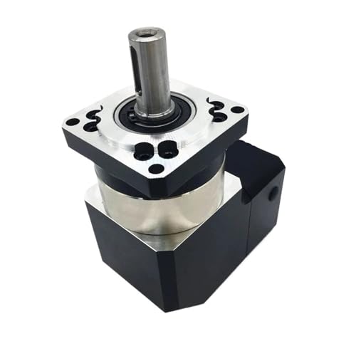 90° Schrägverzahnung, rechtwinkliges Planetengetriebe, Übersetzungsverhältnis 3:1~100:1 for Nema23 60mm Servomotor(PLMG060-8mm Input,Ratio 7 to 1) von WQWGTLPLVN
