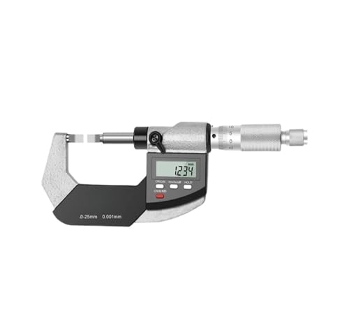 Digitaler Mikrometer 0-25 mm geformtes Mikrometerblatt elektronischer OD-Mikrometer(211-241 0-25 * 0.75mm) von WQWGTLPLVN