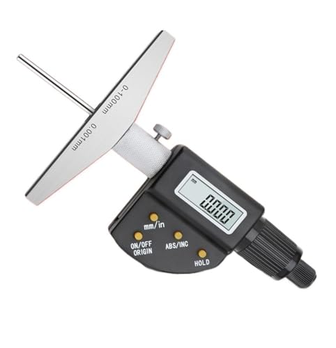 Digitaler Tiefenmikrometer Digitales Tiefenlineal Spiralmikrometer(231-116 0-300mm) von WQWGTLPLVN