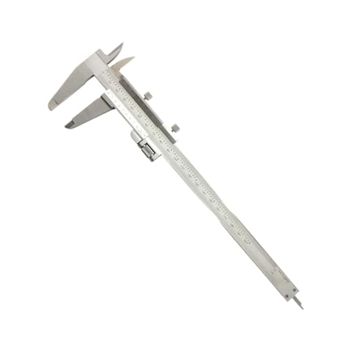Edelstahl-Messschieber, 150 mm x 0,05 mm, 6 Zoll, 8 Zoll, 300 mm/12 Zoll, 0,02 mm(141-644 300x0.02mm) von WQWGTLPLVN