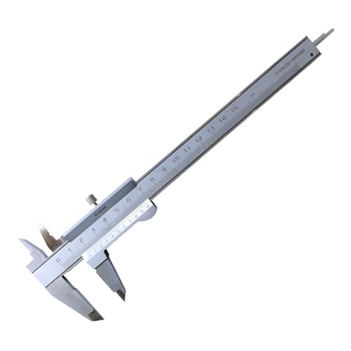 Messschieber aus Edelstahl, 150 mm x 0,02 mm, Genauigkeit 150 x 0,05 mm, 6 Zoll(145-101 150x0.02mm) von WQWGTLPLVN