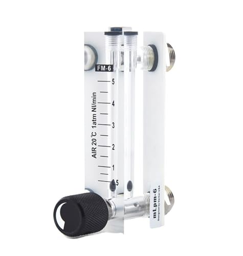 Schwimmerrotor-Durchflussmesser Panel-Luftdurchflussmesser DFG-6T(DFG-6T 25-250mL/min) von WQWGTLPLVN
