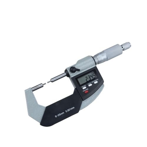 Spline Wand-Mikrometer mit digitaler Anzeige 0-25 mm(0-25mm 1 * 5) von WQWGTLPLVN