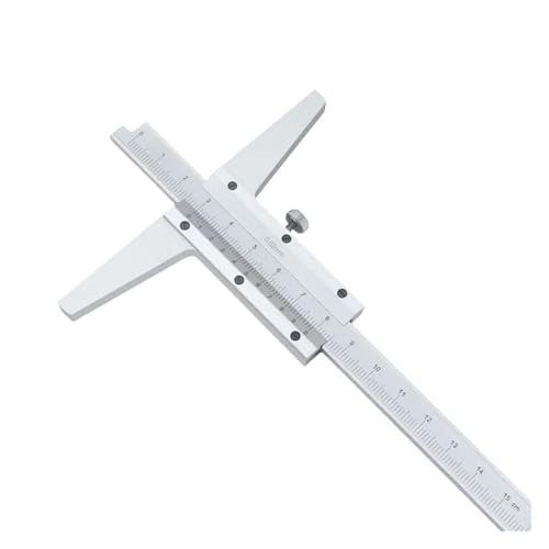 Tiefer Messschieber aus Edelstahl, Tiefenmesser, 0-150, 0-200, 0-300 mm, Tiefenmesser, Messwerkzeug(Depth gauge 0-300mm) von WQWGTLPLVN