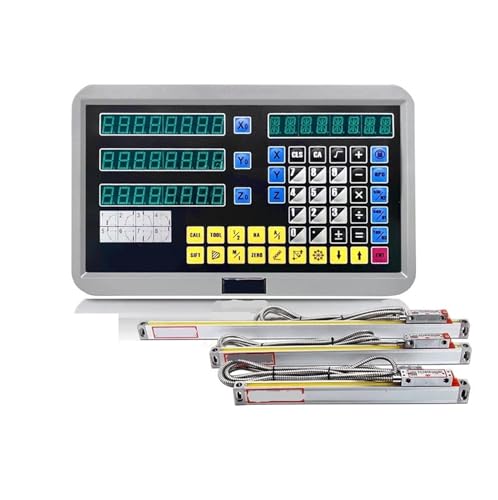 WQWGTLPLVN DRO 3 Achsen DRO Kit Digital Anzeige Display for Lineare Skala Linear Encoder Länge 50-1000MM(300mm 500mm 1000mm) von WQWGTLPLVN