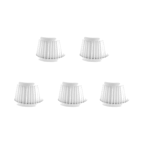 5 Stück HEPA-Autostaubsaugerfilter, waschbarer Filter for kabellosen Staubsauger, einfache Installation und Entfernung, Autostaubsauger-Zubehör(5PCS) von WQXMYDO