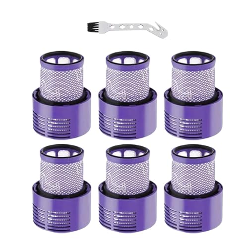 Kompatibel for Dyson ， V10 SV12 Filter Hepa-Zubehör Roboter-Staubsauger waschbarer Filter Ersatzreinigung Ersatzteile(6pcs) von WQXMYDO