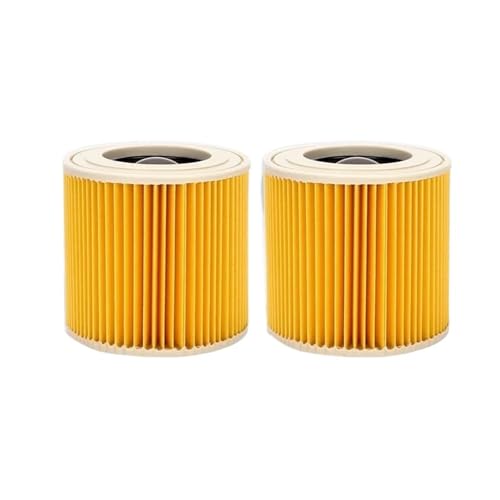 Kompatibel mit Kärcher, WD WD2 WD3 WD1 MV3 MV2 Serie Nass-Trocken-Staubsauger Ersatzkartuschenfilter Haushaltsreinigungswerkzeuge Zubehör(4PCS) von WQXMYDO
