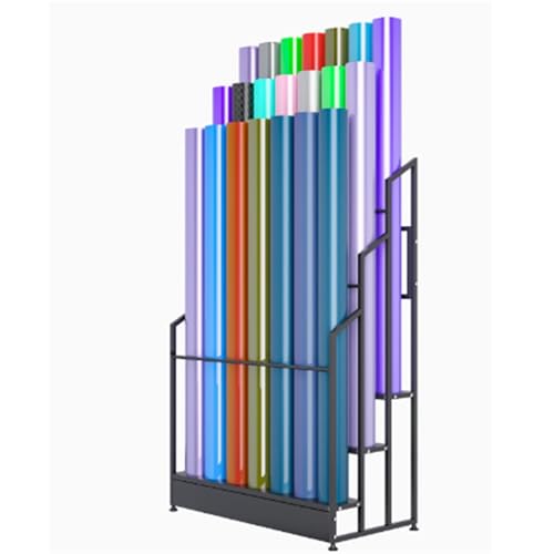 WQZzjm 3-stufiger Organizer-Halter für Farbwechselfolien im Auto, Robustes Textilgewebe-Präsentationsregal, kommerziell, für Vinylrollen, Lederrollen, Fensterfolie, bietet Platz für ca. 30 Rollen WQZzjm 3-stufiger Organizer-Halter für Farbwechselfolien im Auto, Robustes Textilgewebe-Präsentationsregal, kommerziell, für Vinylrollen, Lederrollen, Fensterfolie, bietet Platz für ca. 30 Rollen von WQZzjm