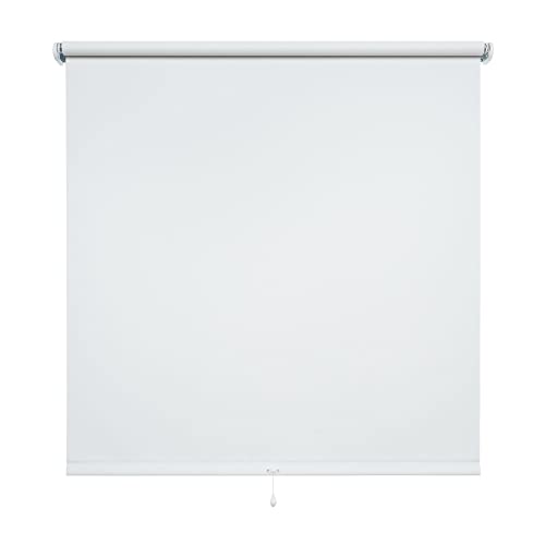 Verdunkelungsrollo Springrollo Schnapprollo Rollo Weiss Breite 60-200 cm Länge 180 cm Blickdicht Blickschutz (190 x 180 cm) von WR-Design