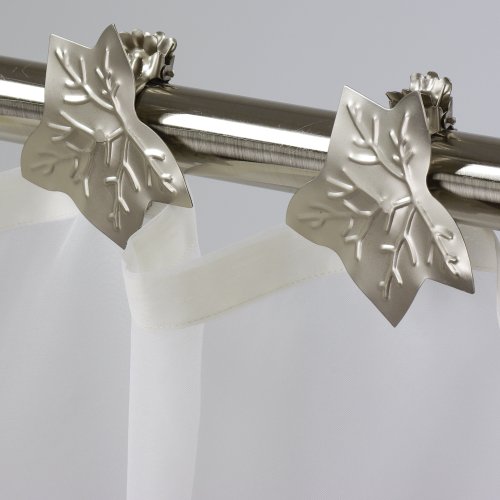 WR-Design 2er Set Donauklammern Blatt aus Metall, ca. 78mm hoch (Gold-matt) von WR-Design