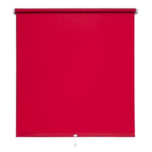 WR-Design Spring- oder Mittelzugrollo in Dunkelrot Bordeaux - Breiten 62 bis 202 cm - Länge 160 cm - dekorativer Sichtschutz (202 x 160 cm) (162 x 175 cm) von WR-Design