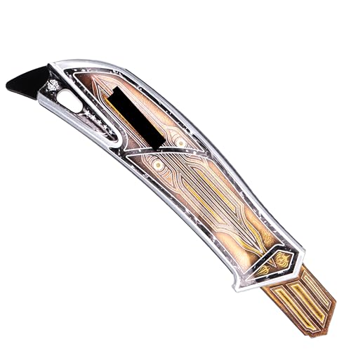 WRAPGRADE Folienummantelter Cutter ohne Klinge (GOLDEN AGE PINSTRIPE) von WRAPGRADE