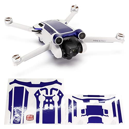 WRAPGRADE Skin Kompatibel mit DJI Mini 3 Pro | Accent Color (STRATOSPHERE BLUE) von WRAPGRADE
