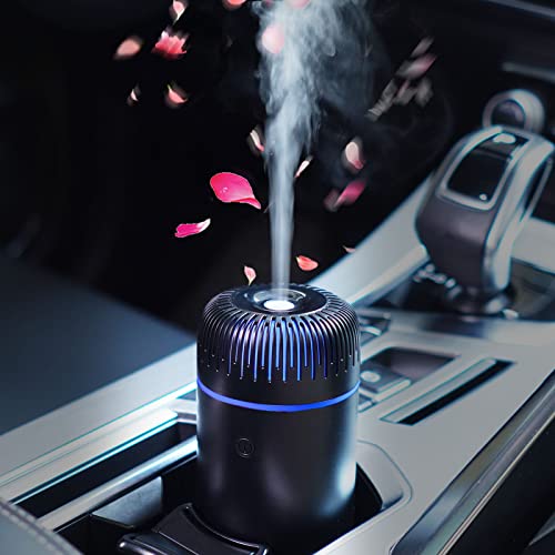 Auto Luftbefeuchter Aromatherapie Ätherisches Öl Diffusor USB Cool Mist Mini Tragbar für Auto Home Office Schlafzimmer von WREWING